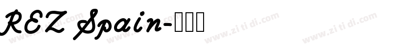 REZ Spain字体转换